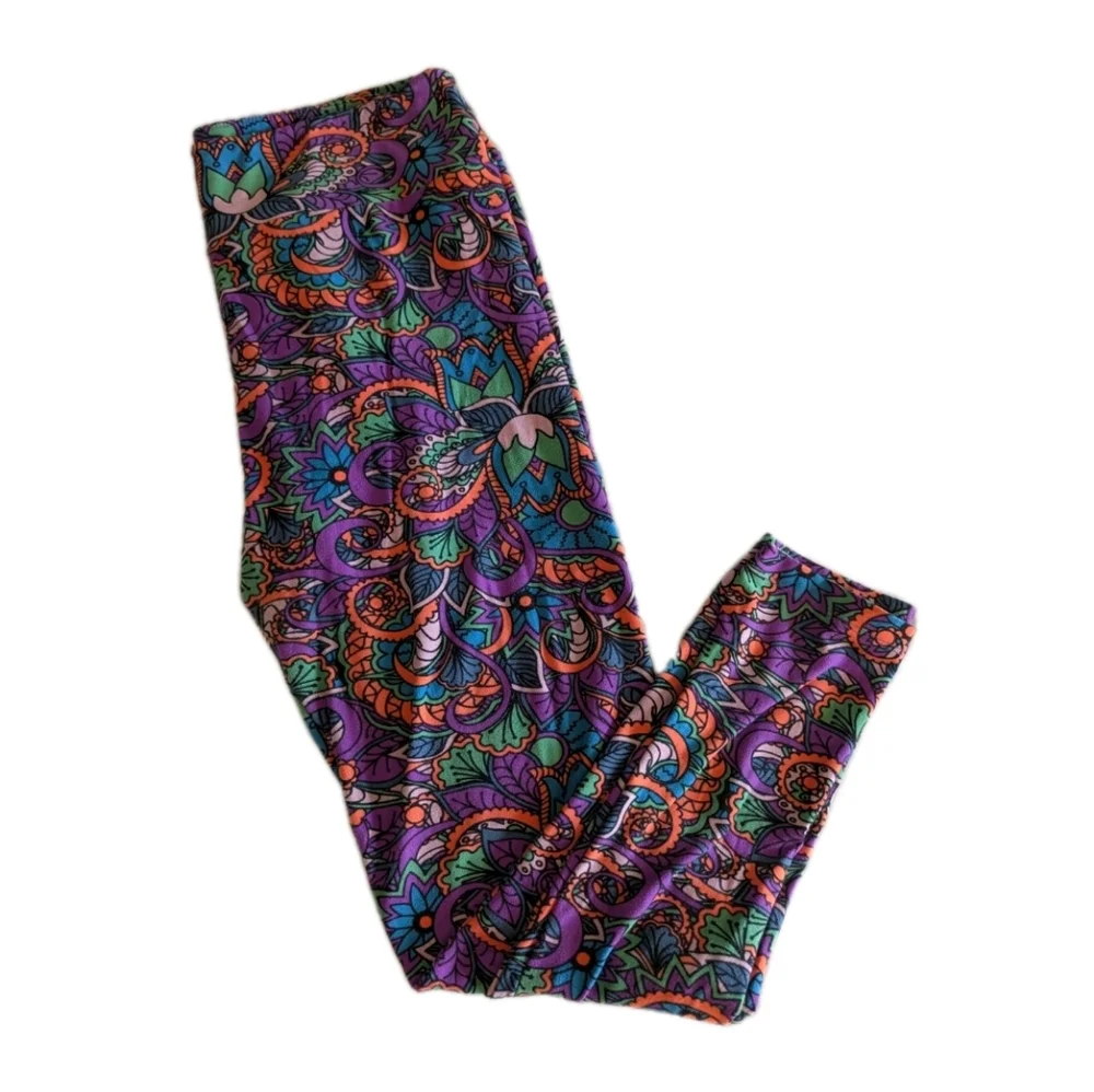 lularoe tc leggings Women Plus Size Fits 12-18 Lot of 3 Tall & Curvy - Picture 2 of 4